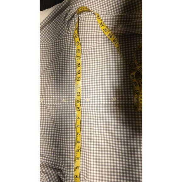 BLOOMINGDALES Button Down Shirt XL The Mens Store Gingham NWT Preppy Office - Picture 6 of 8